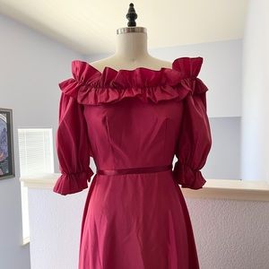Vintage 1980s Taffeta Gown, size 7/8
